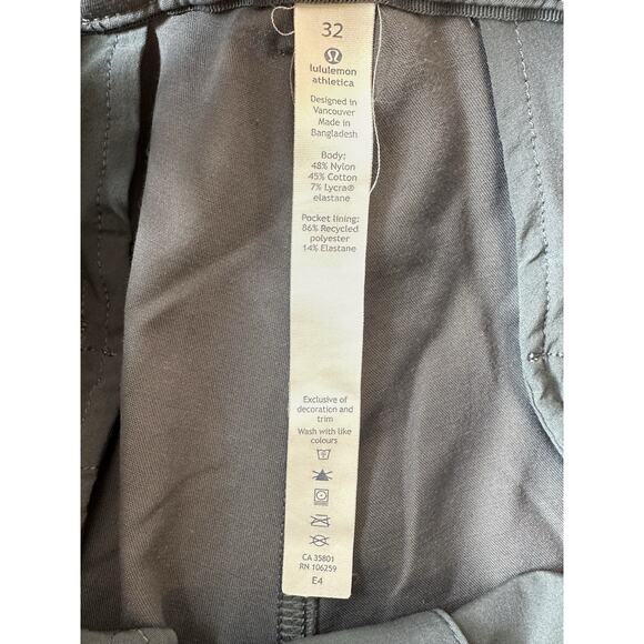 Lululemon Pants Mens Size 32x29.5 Preppy Commission Warpstreme Classic 2213 - Picture 9 of 9